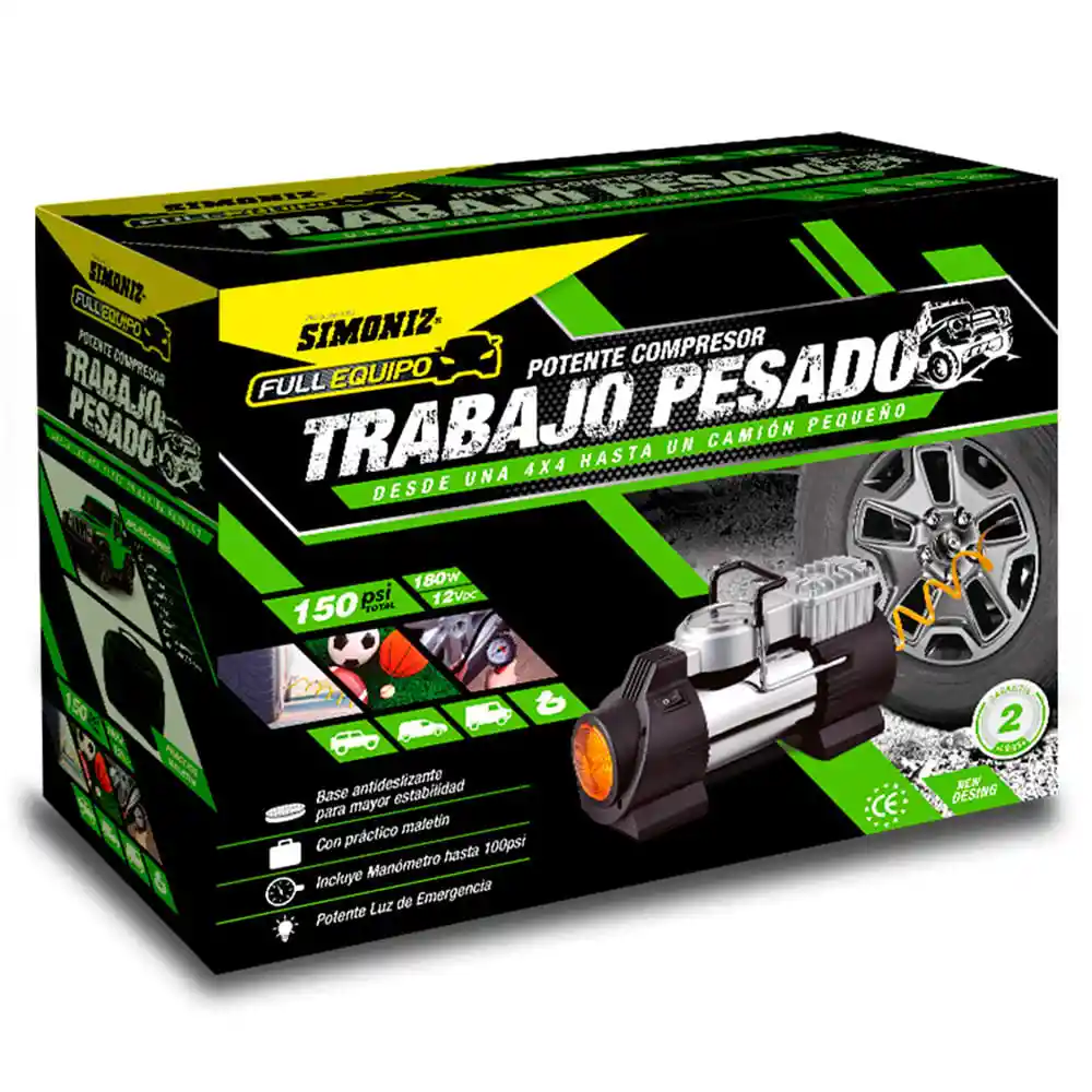 Simoniz Compresor Aire 150psi Trabajo Pesado