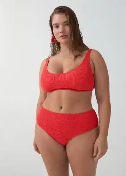 Bragas Virgilp Rojo Talla XL Mujer Mango