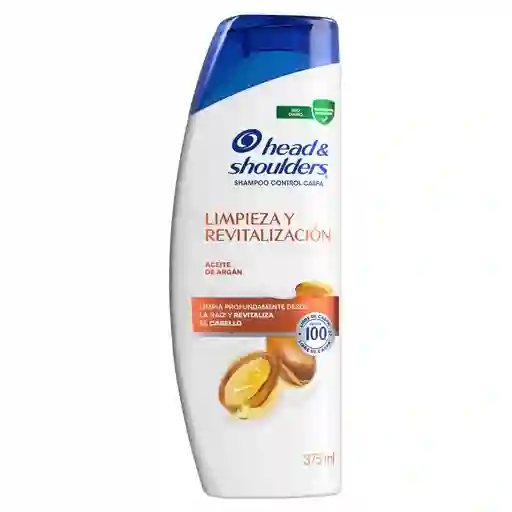 Shampoo Head & Shoulders Limpieza y Revitalización 375 ml