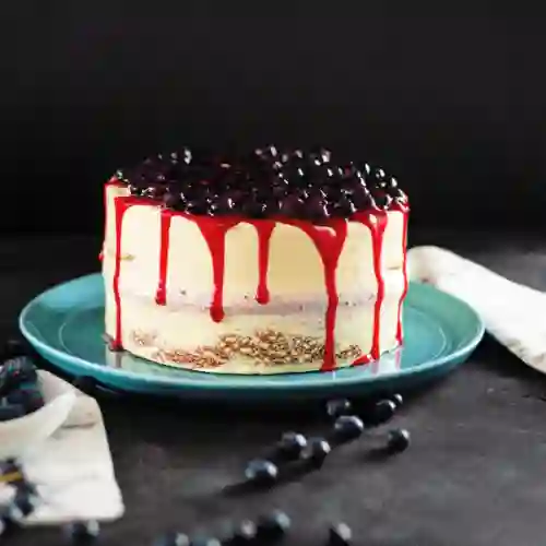 Torta de Vainilla Arándanos 12 Pz