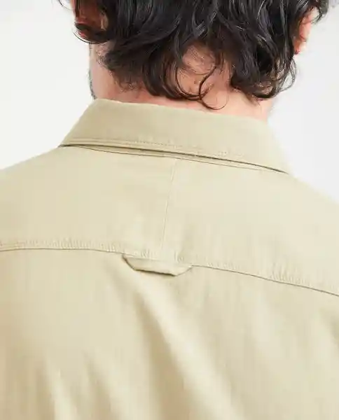 Camisa Utility Manga Corta Verde Nafta Talla M Chevignon