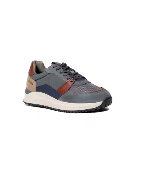 Tenis Runner Mix Gris Acero Medio Talla 41 Chevignon