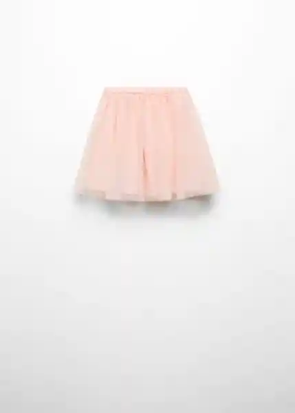 Falda Meshy Rosa Talla 14 Niña Mango