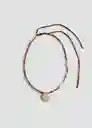 Collar Aurora Oro Talla 99 Mujer Mango