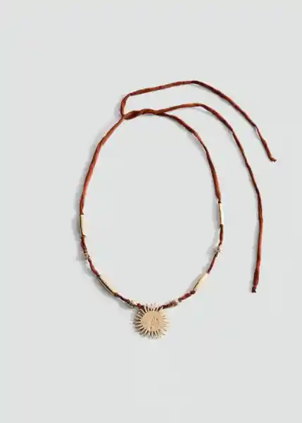Collar Aurora Oro Talla 99 Mujer Mango