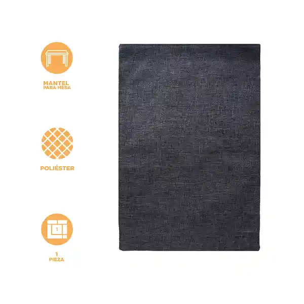 Mantel Individual de Doble Capa Gris Serie Miniso