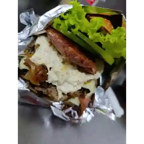 Hamburguesa Mega Hierro Parrilla