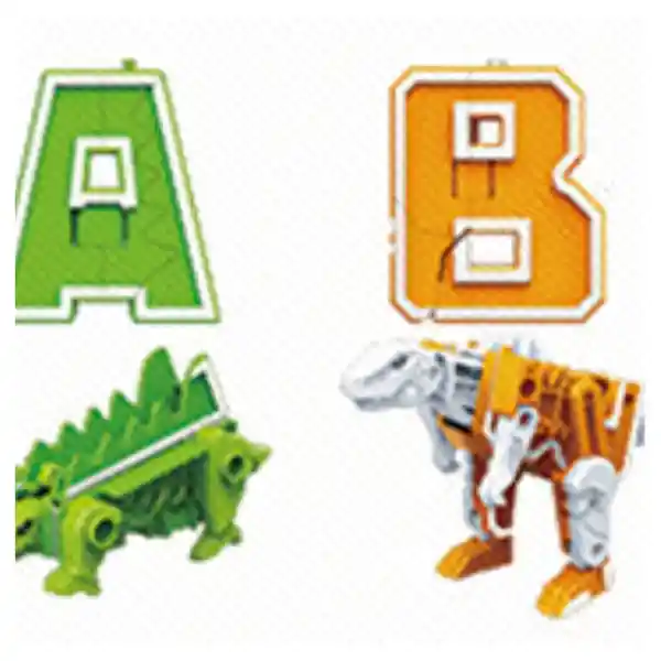 Juguete Robot Transformable de 26 Letras Modelos A & B Miniso