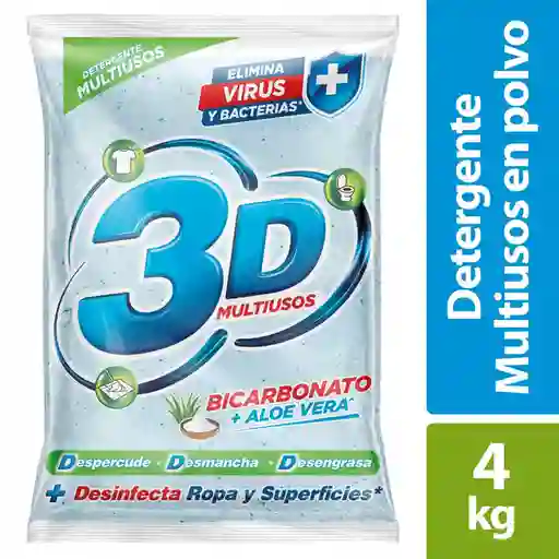 3D Detergente Miltiusos