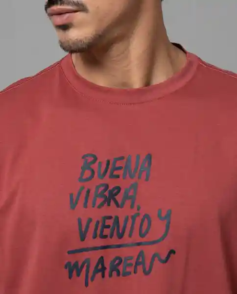 Camiseta Hombre Rosa Talla M 102G004 Rifle