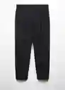 Pantalón Boston Negro Talla 36 Hombre Mango