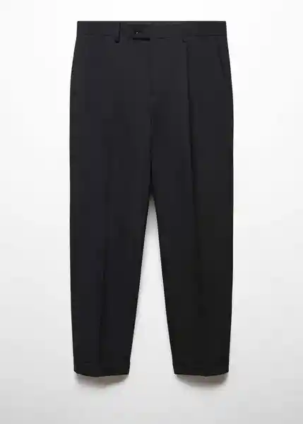 Pantalón Boston Negro Talla 36 Hombre Mango