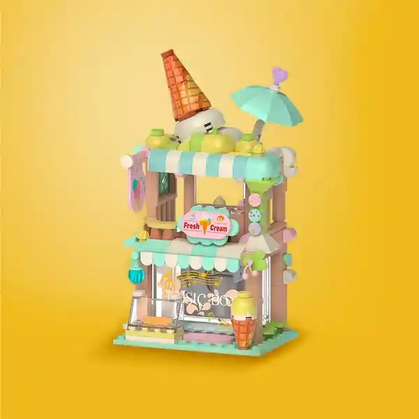 Bloque de Construcción Heladería Miniso