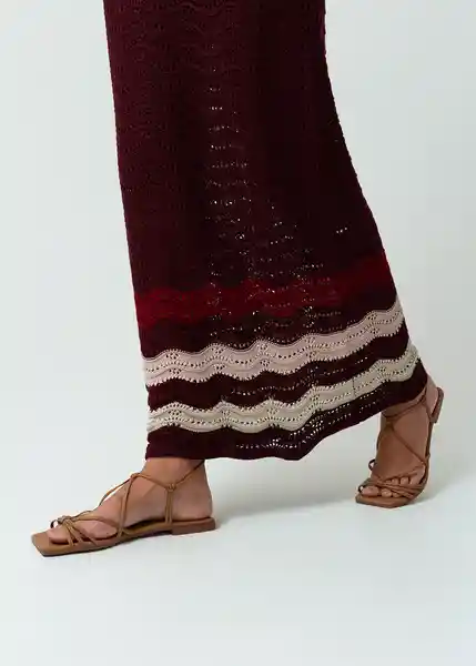 Vestido Mujer Morado Sombrío Ultra Oscuro Talla L 472G059 Naf Naf