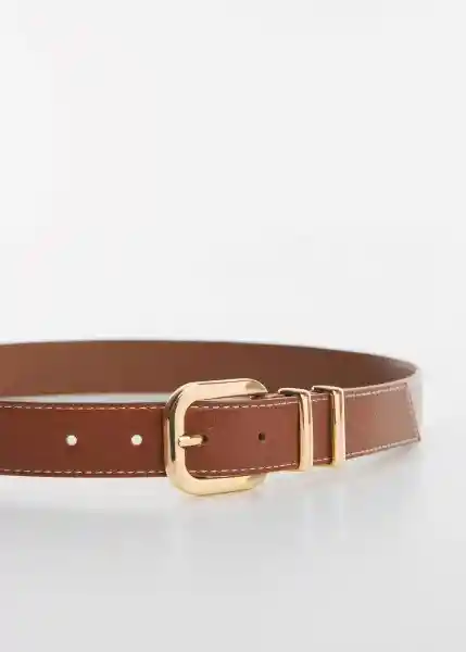 Cinturón Bella Marrón Talla M Mujer Mango