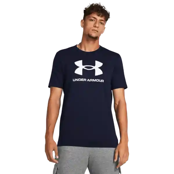 Under Armour Camiseta Sportstyle Update Hombre Azul Talla SM