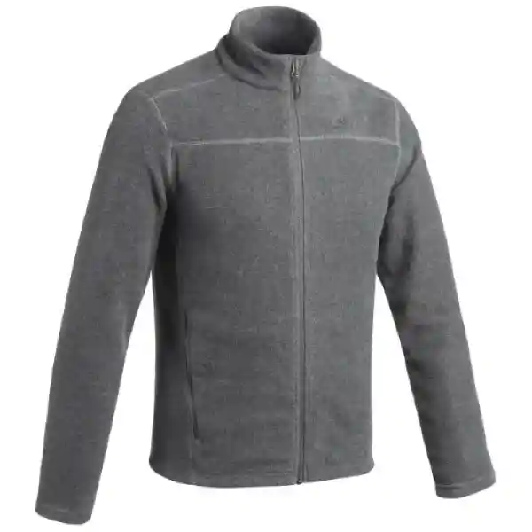 Quechua Chaqueta Polar Térmica de Senderismo Hombre Gris L mh100