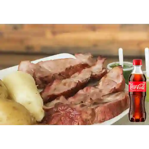 Combo Super Personal Carne + Coca Cola Original 400 ml
