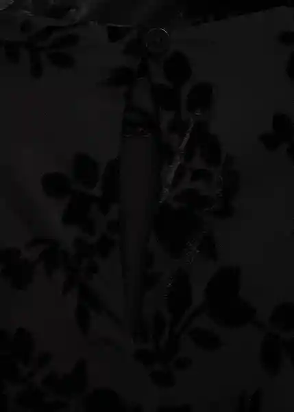 Vestido Wine Negro Talla S Mujer Mango