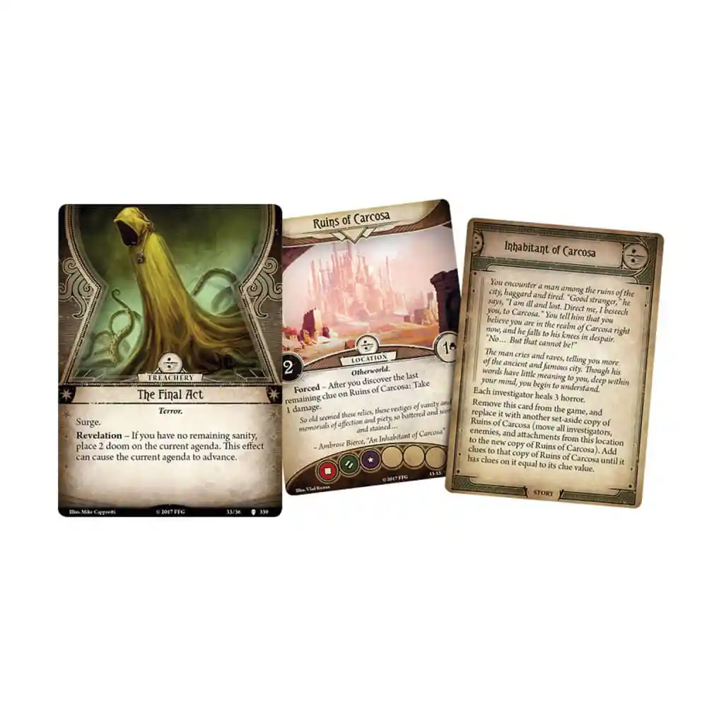 Arkham Horror: El Juego De Cartas: Penumbrosa Carcosa