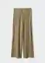 Pantalón Birbi Khaki Talla M Mujer Mango