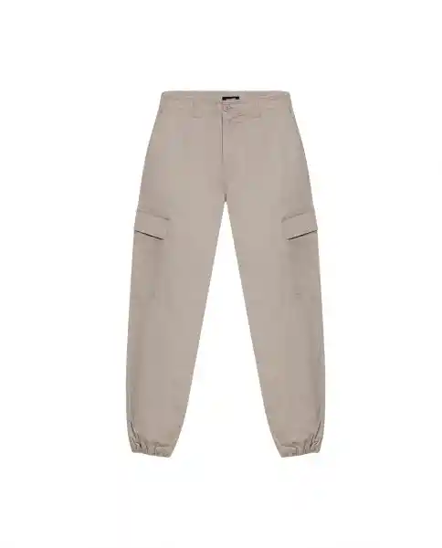 Pantalón Cargo Masculino Crudo Almidón Claro Talla 34 Chevignon