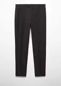 Pantalón Vigil Negro Talla 48 Hombre Mango