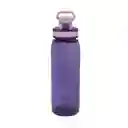 Miniso Botella de Plástico Para Deportes Con Asa Morado 900 mL