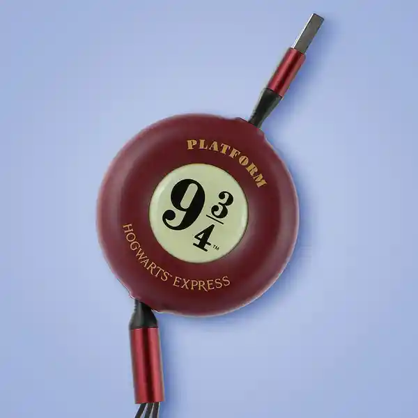 Cable de Carga 3 en 1 Serie Harry Potter Rojo Miniso