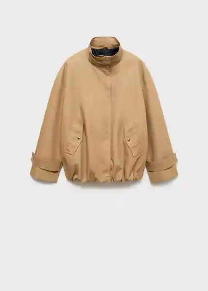 Chamarra Parka Way Camel Talla XL Mujer Mango