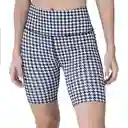 Pantaloneta Houndstooth Blanco y Negro Talla M Everlast