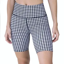 Pantaloneta Houndstooth Blanco y Negro Talla M Everlast