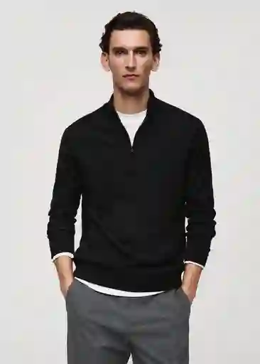 Buzo Jersey Willyp Negro Talla XXL Hombre Mango