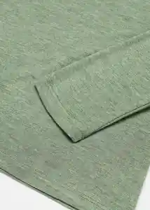 Camiseta Second Verde Talla S Mujer Mango