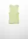 Top Pinot Verde Talla XL Mujer Mango