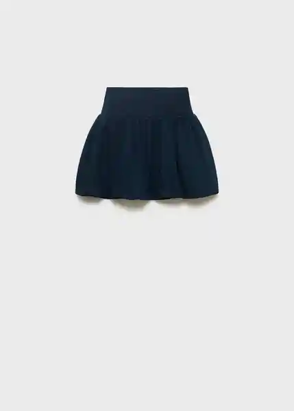 Falda Globo Navy Talla 10 Niñas Mango