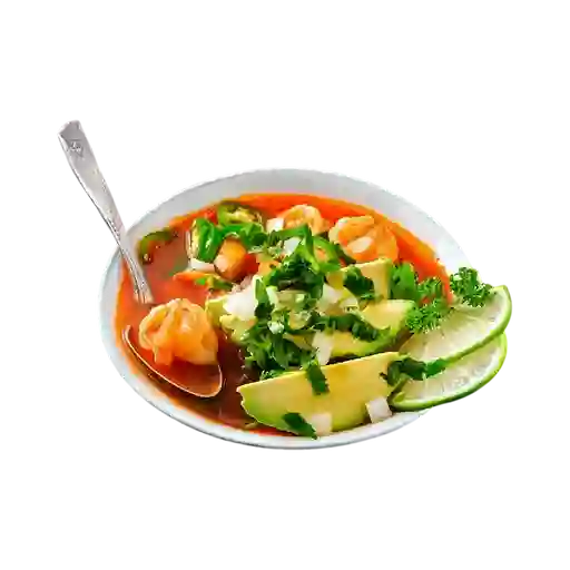 Sopa de de Tortilla con Camarón