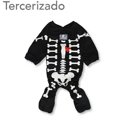Disfraz Para Mascota Esqueleto XL
