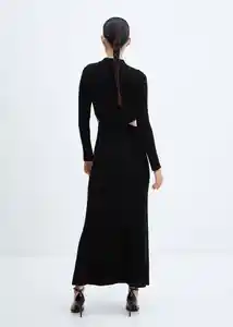 Vestido Night Negro Talla L Mujer Mango