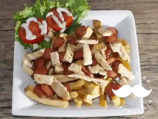 Salchipapaso Pollo Champiñón Personal