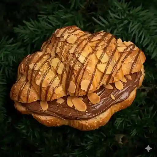 Croissant de chocolate y nutella