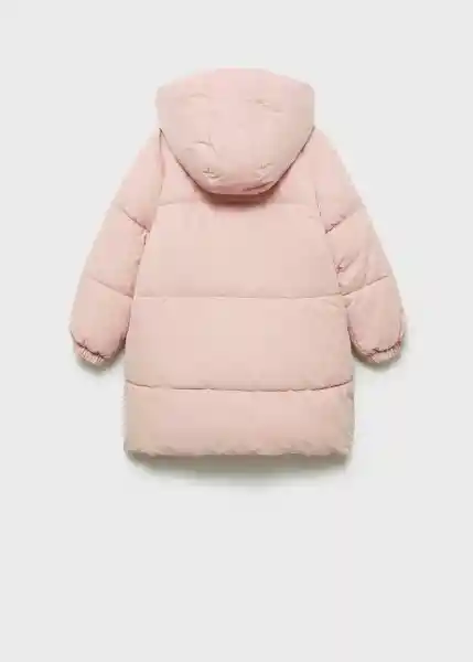 Abrigo Anorak Vega Rosa Talla 09 Niñas Mango