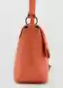 Bolso M Verdejo Naranja Talla 99 Mujer Mango