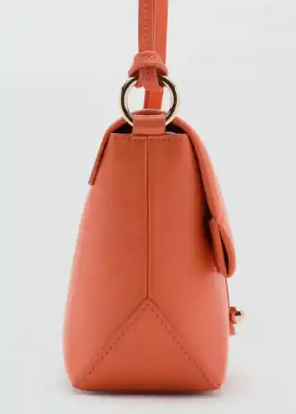 Bolso M Verdejo Naranja Talla 99 Mujer Mango