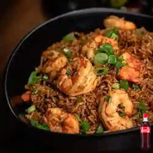 Combo Chow Fan Camarones +Cocacola Orig 400ml