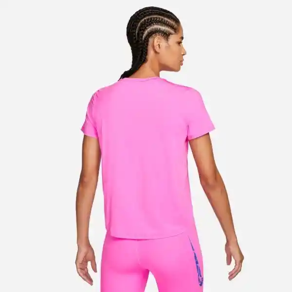 Nike Camiseta One Swsh Hbr Top Rosado Para Mujer Talla M