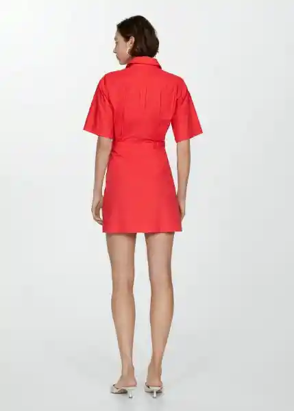 Vestido Cirilia Coral Talla L Mujer Mango