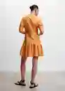 Vestido Nati-H Mandarina Talla XS Mujer Mango