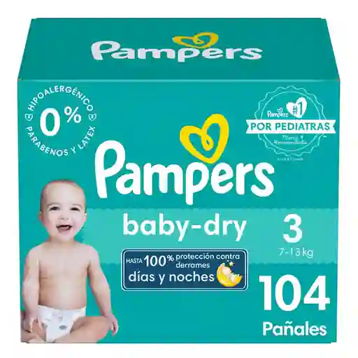 Pampers Pañal Baby-Dry Etapa 3