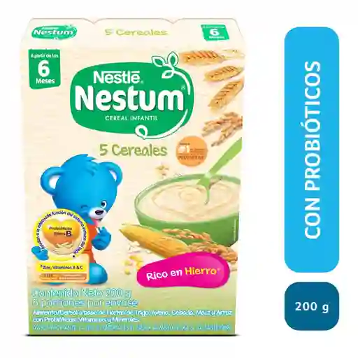 Cereal Infantil Nestum 5 Cereales 200 g